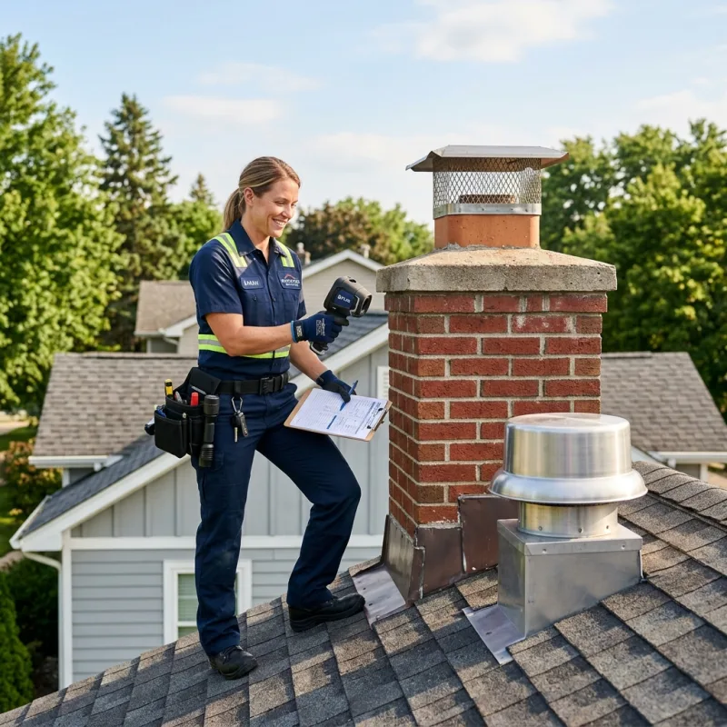 Technician inspecting a West Footscray roof cavity and ductwork for a dead bird